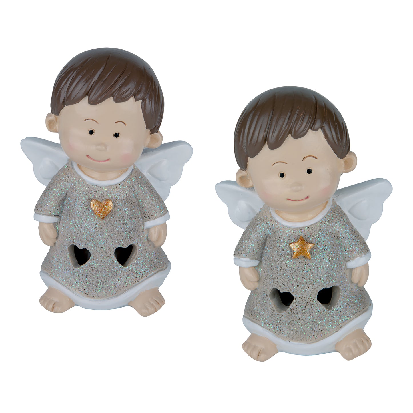 Set 2 angelo led glitter