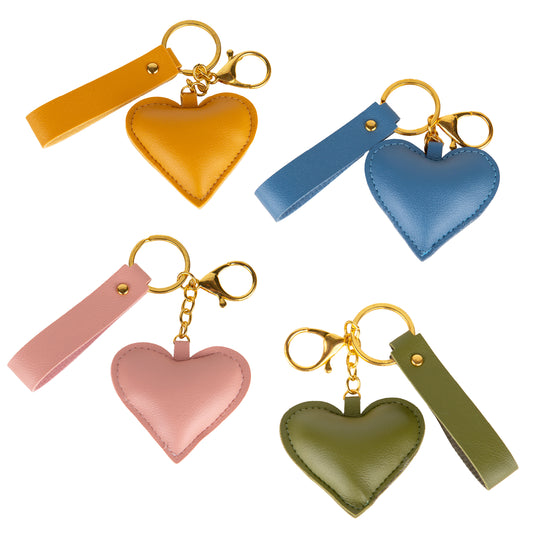 Set 4 p/chiavi cuore