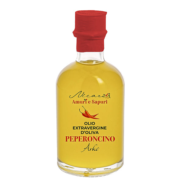 Bomboniera Nicarè olio aromatizzato al peperoncino in bottiglia da 100ml