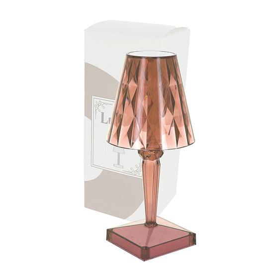 Lampada Lumus diamante rosa