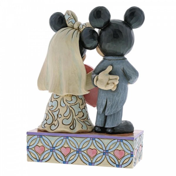 Statuetta DISNEY "Mickey e Minnie" - Due anime e un cuore