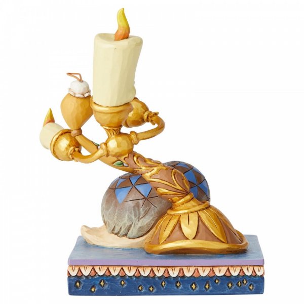 Statuetta Disney "Lumiere e Piumetta" 