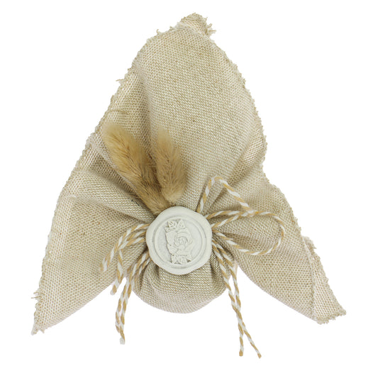 Fazzoletto cotone grezzo naturale