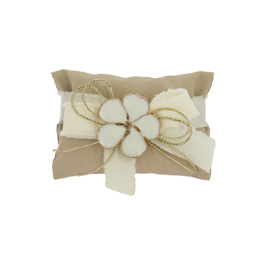 Busta lettera con strappo tessuto sintetico beige