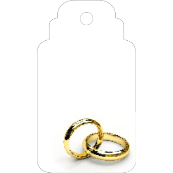 Set 35 tag nozze con fedi oro