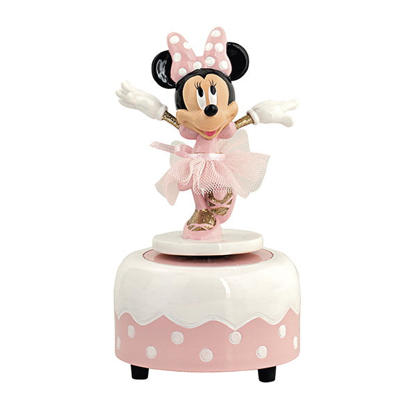 Bomboniera carillon Disney Minnie ballerina rosa