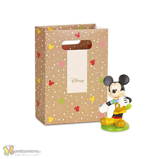 Bomboniera Disney Mickey grande con zaino e leone 