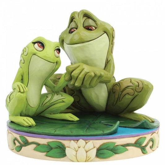 Statuetta DISNEY "Tiana e Naven" - Anfibi amorosi 