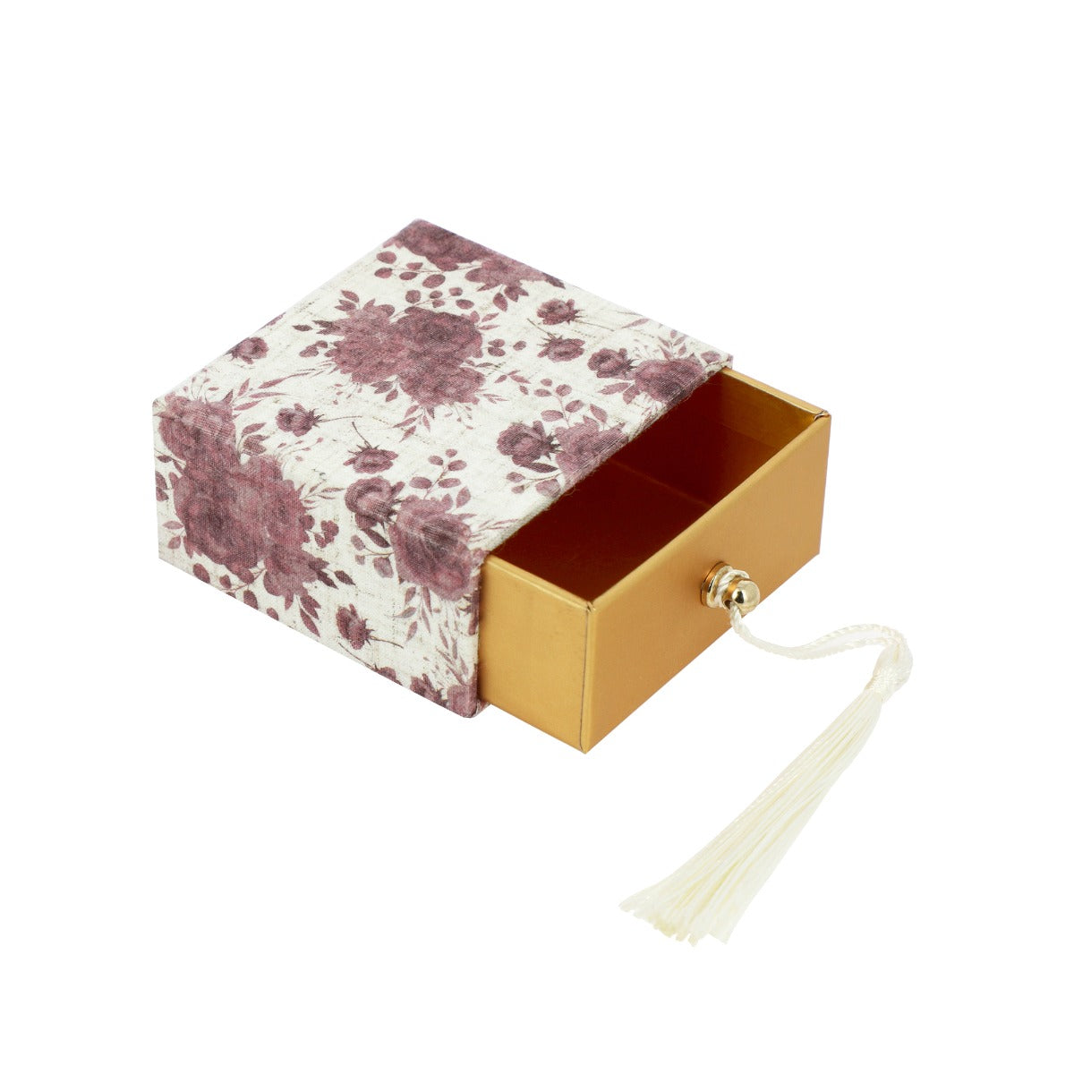Bomboniera scatola cassetto provenzale rosa antico 