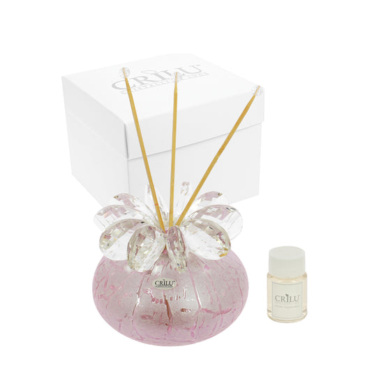 Bomboniera Crilù maxi profumatore crackle rosa