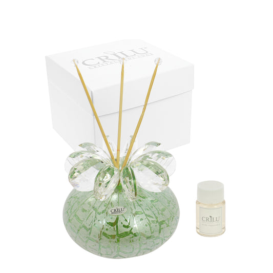 Bomboniera Crilù maxi profumatore crackle verde