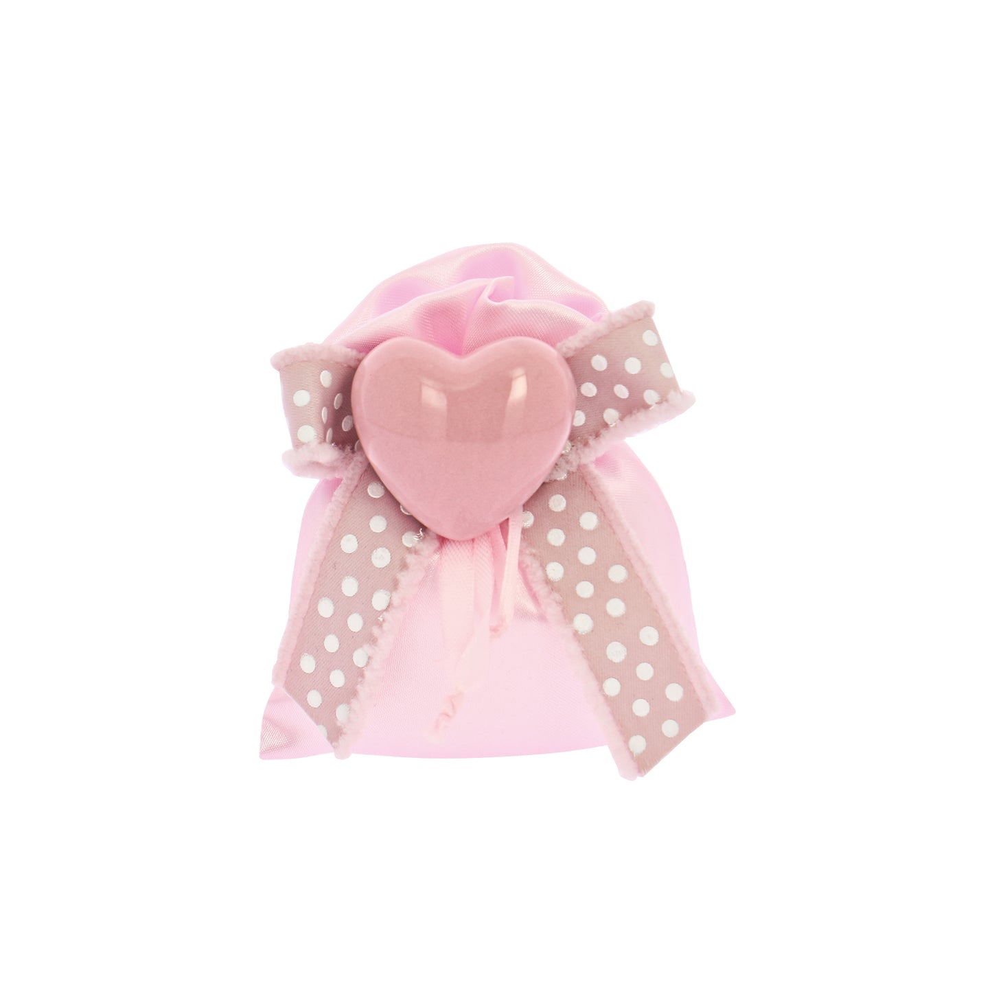 Bustina con tirante in raso rosa