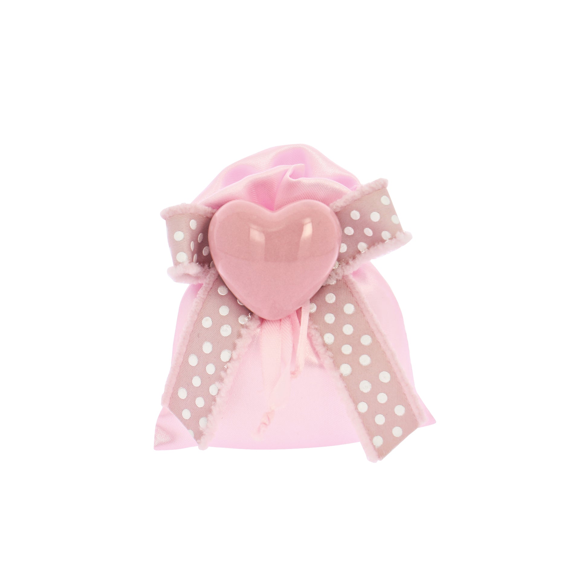 Bustina con tirante in raso rosa