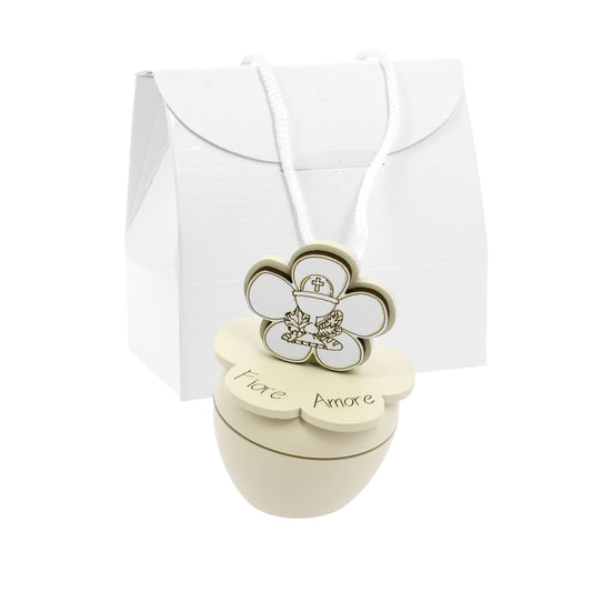 Bomboniera candelina sabbia calice