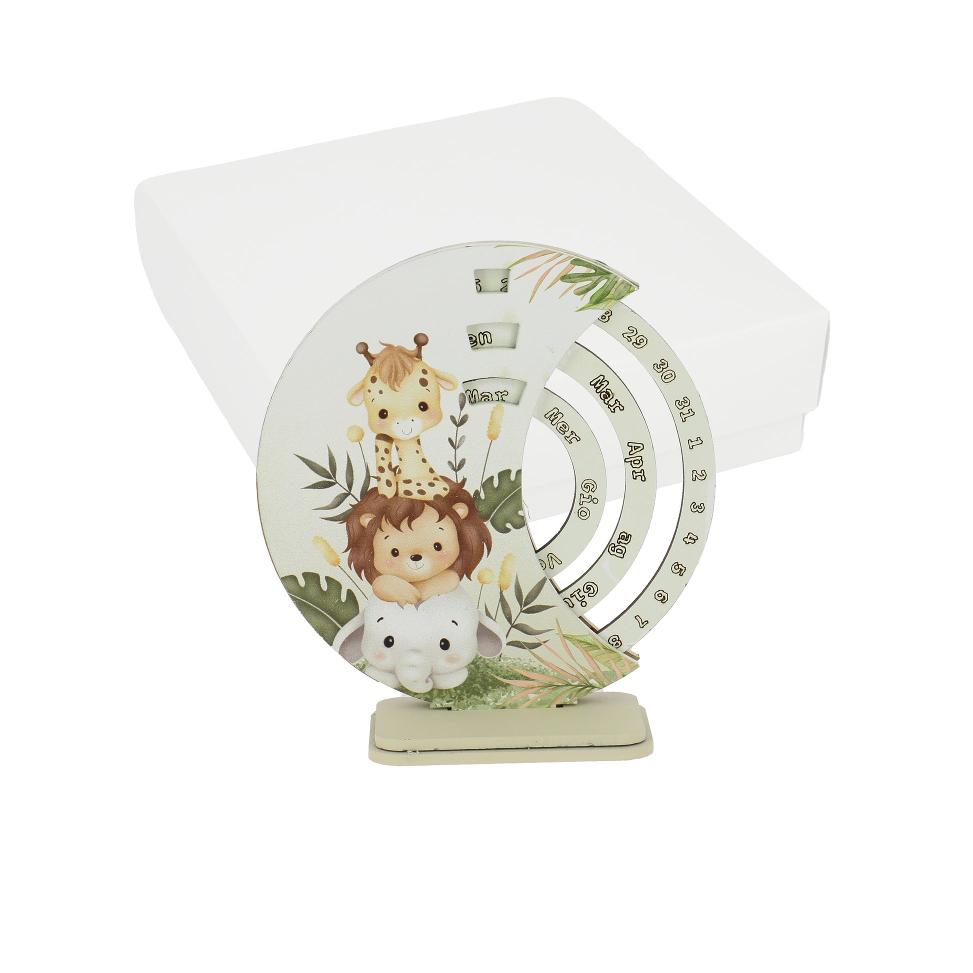 Bomboniera calendario linea savana