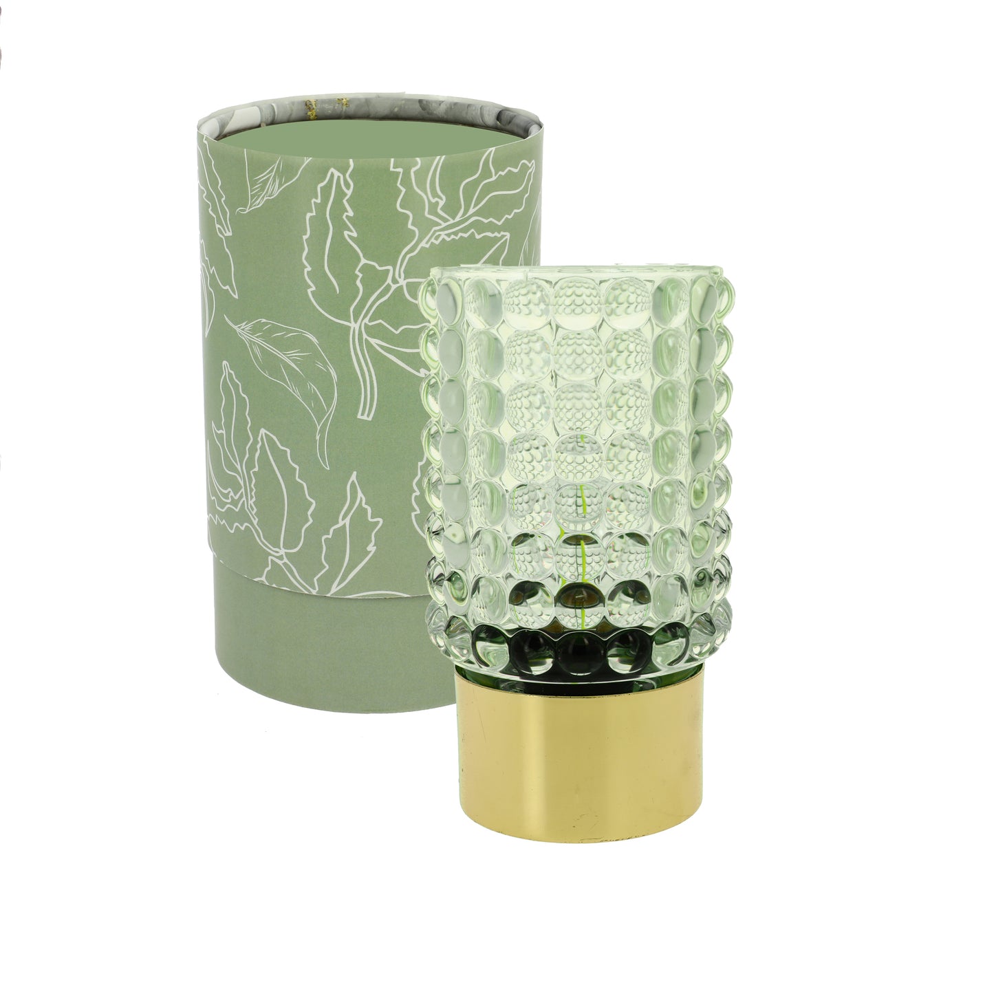 Bomboniera lampada led bolle verde