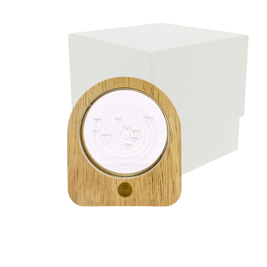 Luce notturna ovale led con sistema solare 3D