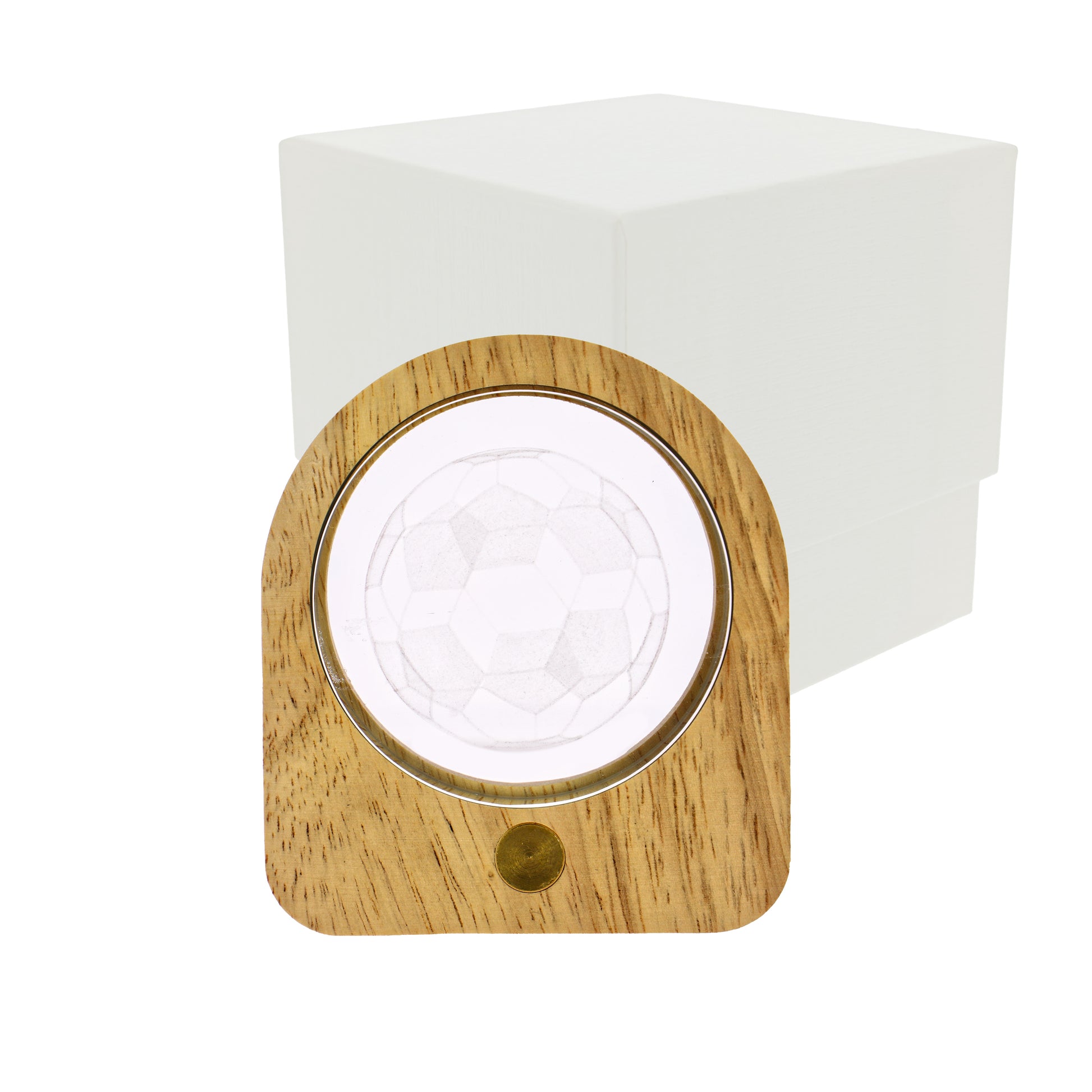 Luce notturna ovale led con pallone 3D