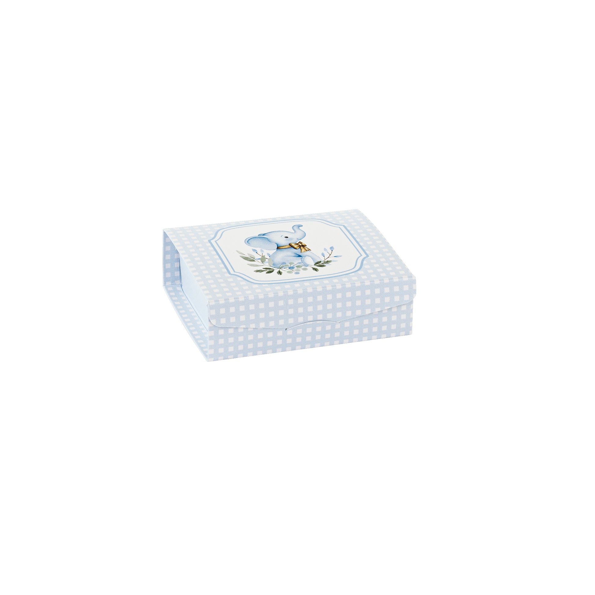 Set 10 scatola gift elefantino cielo