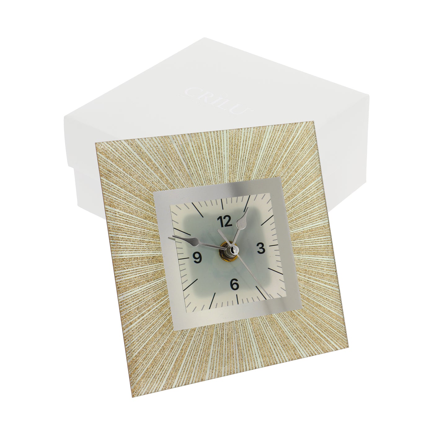 Bomboniera Crilù orologio raggio oro