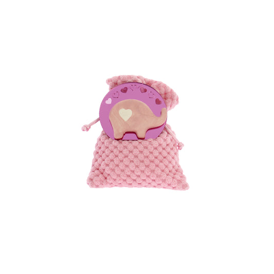 Set 6 sacchetti morbidi con elefante rosa