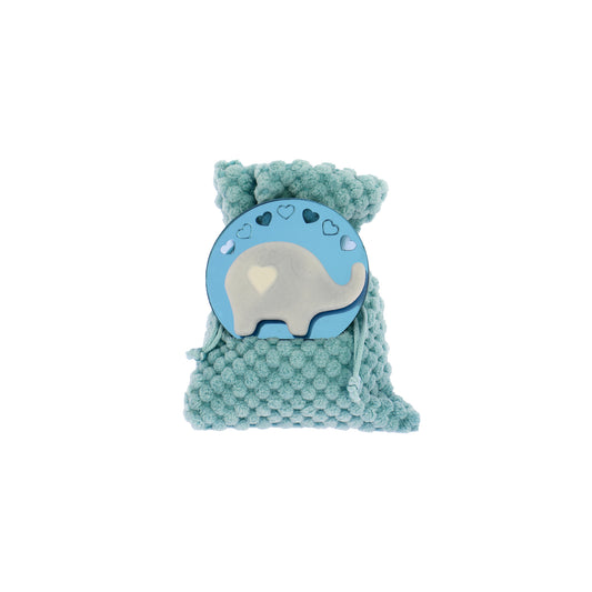 Set 6 sacchetti morbidi con elefante cielo