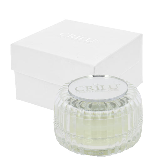 Bomboniera Crilù candela specchiata trasparente