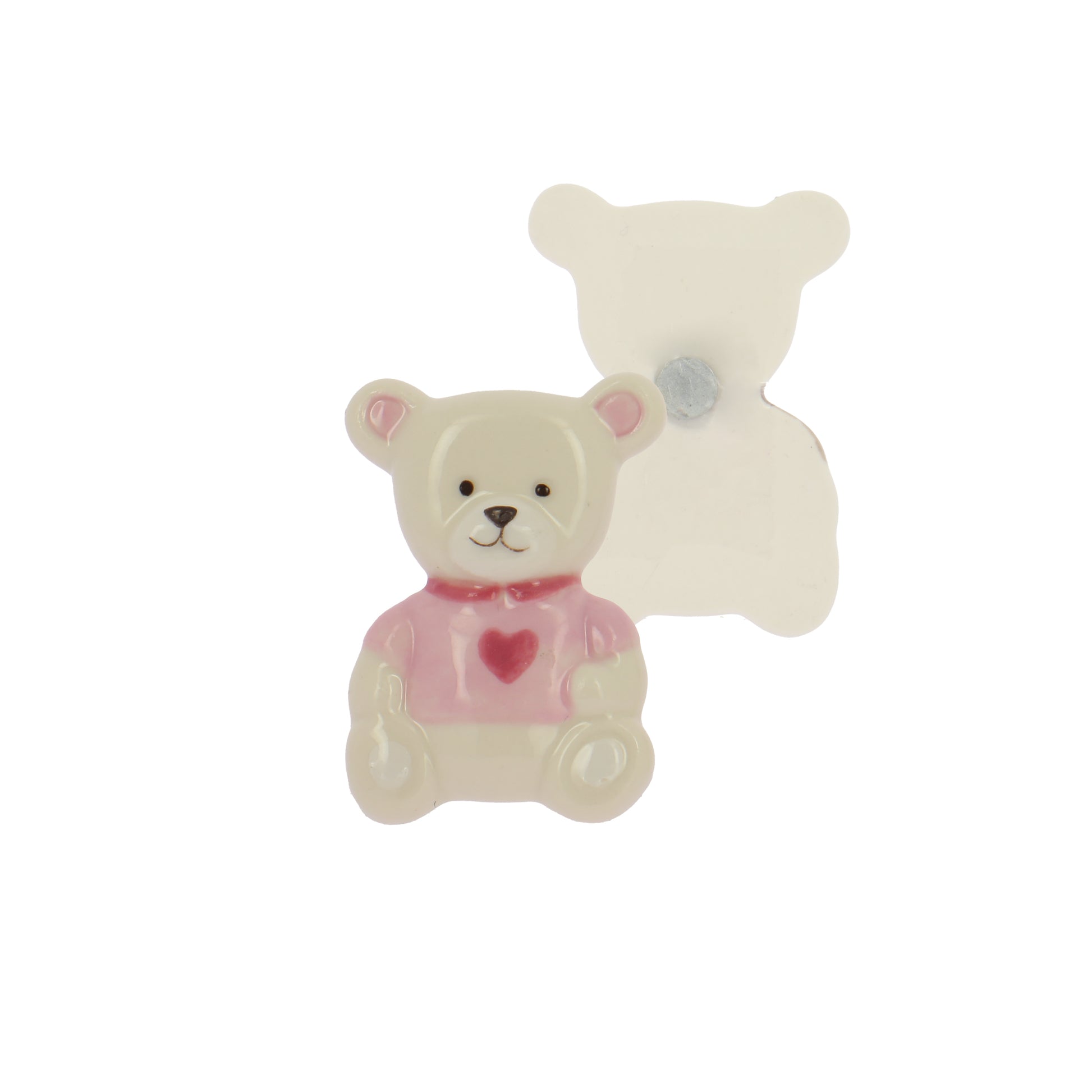 Set 3 magnete orsetto rosa
