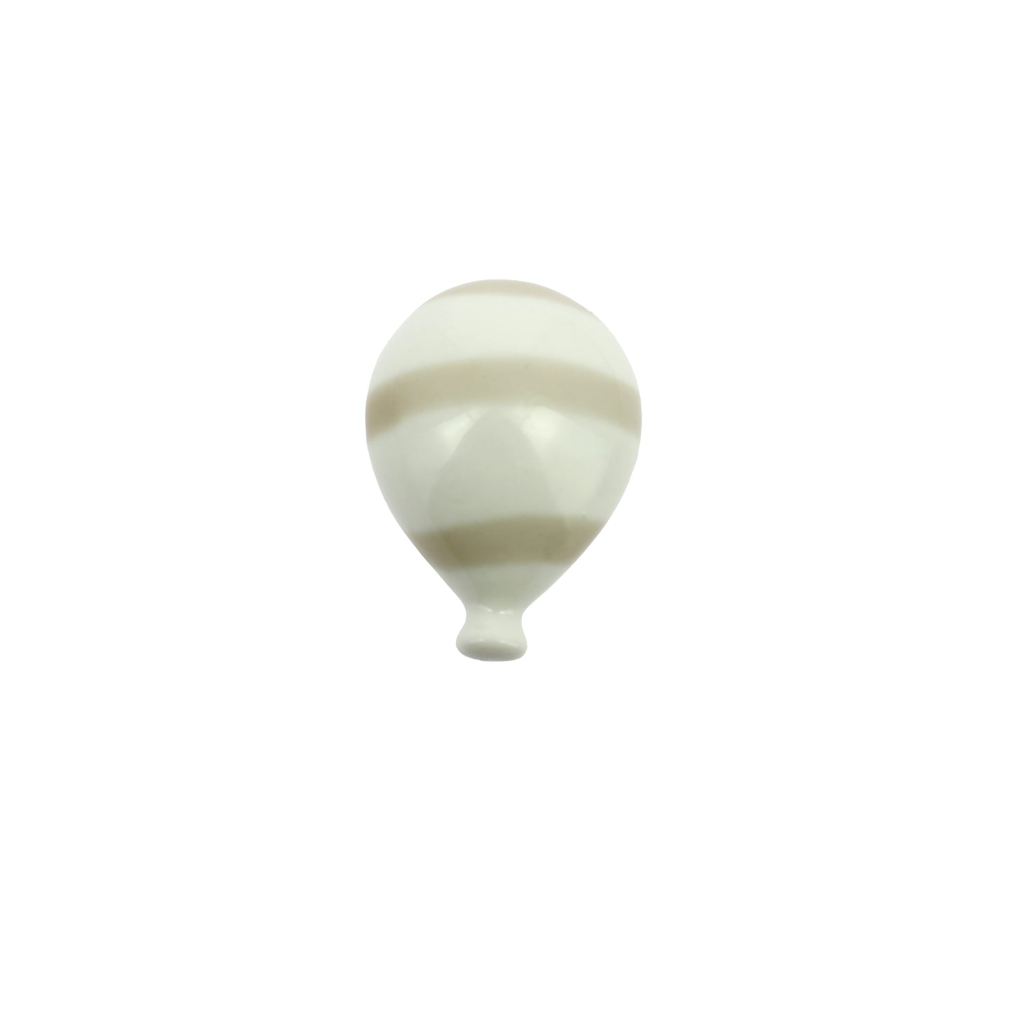 Set 3 magnete palloncino a righe beige