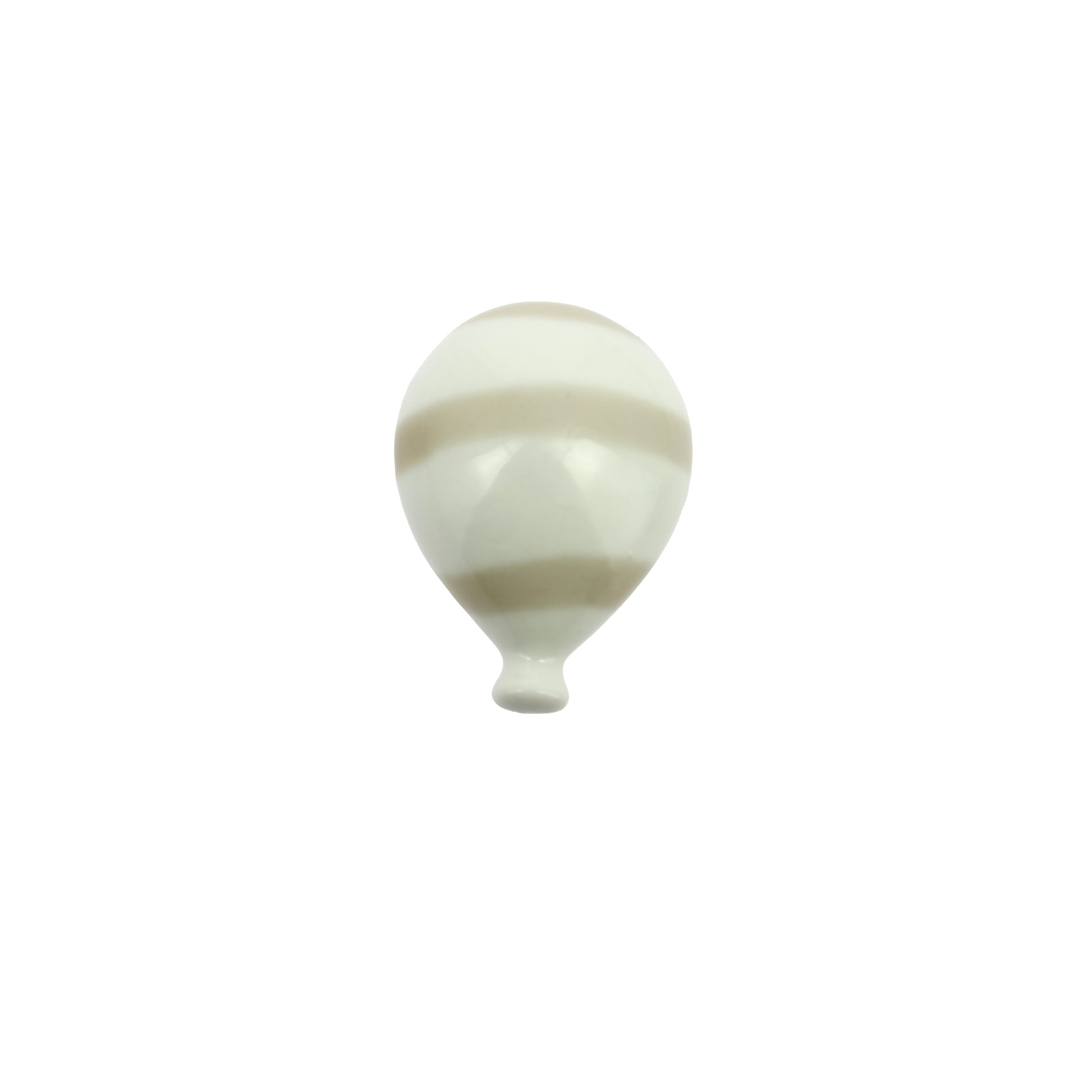 Set 3 magnete palloncino a righe beige