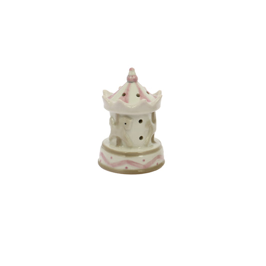 Bomboniera giostrina carosello led rosa