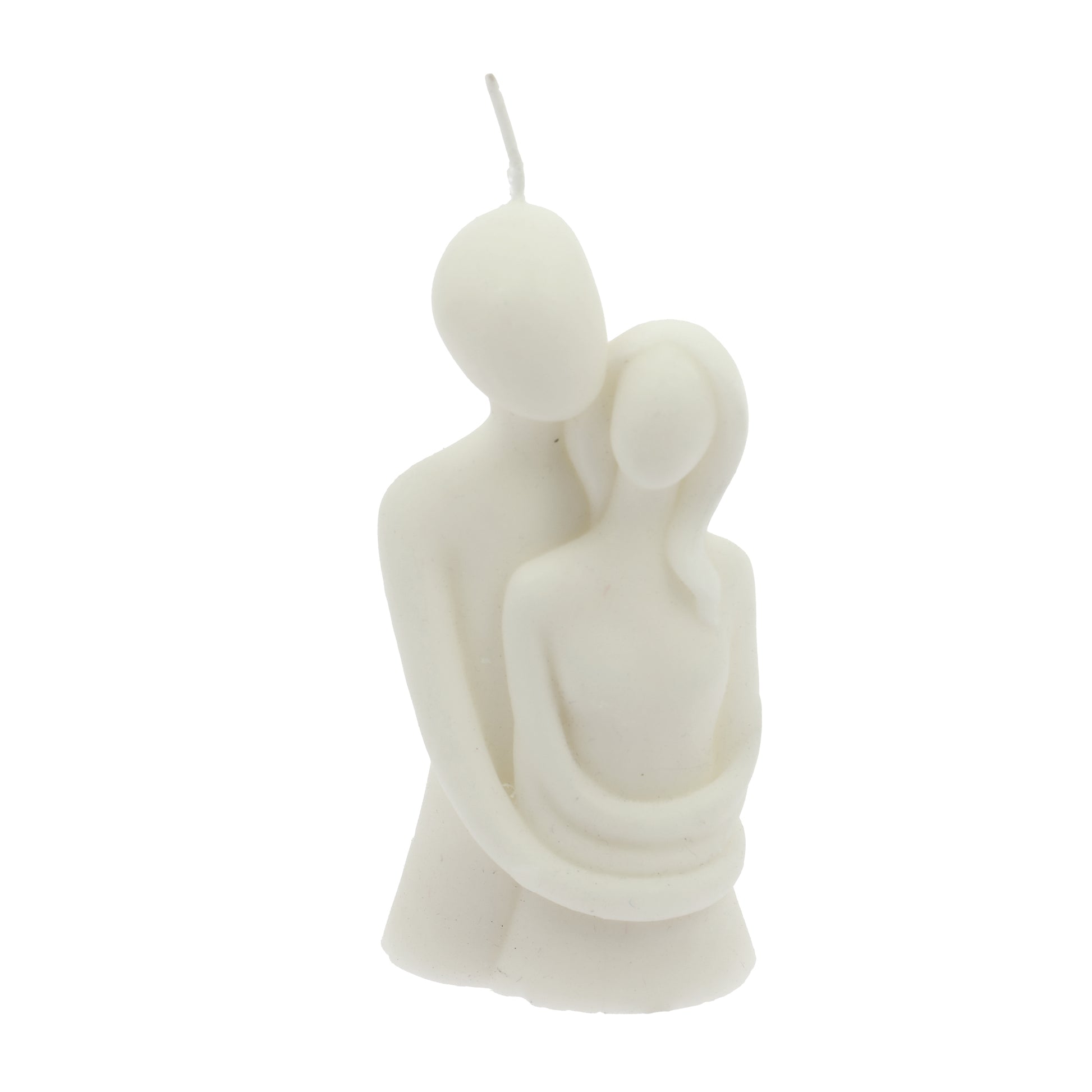 Bomboniera candela coppia abbraccio