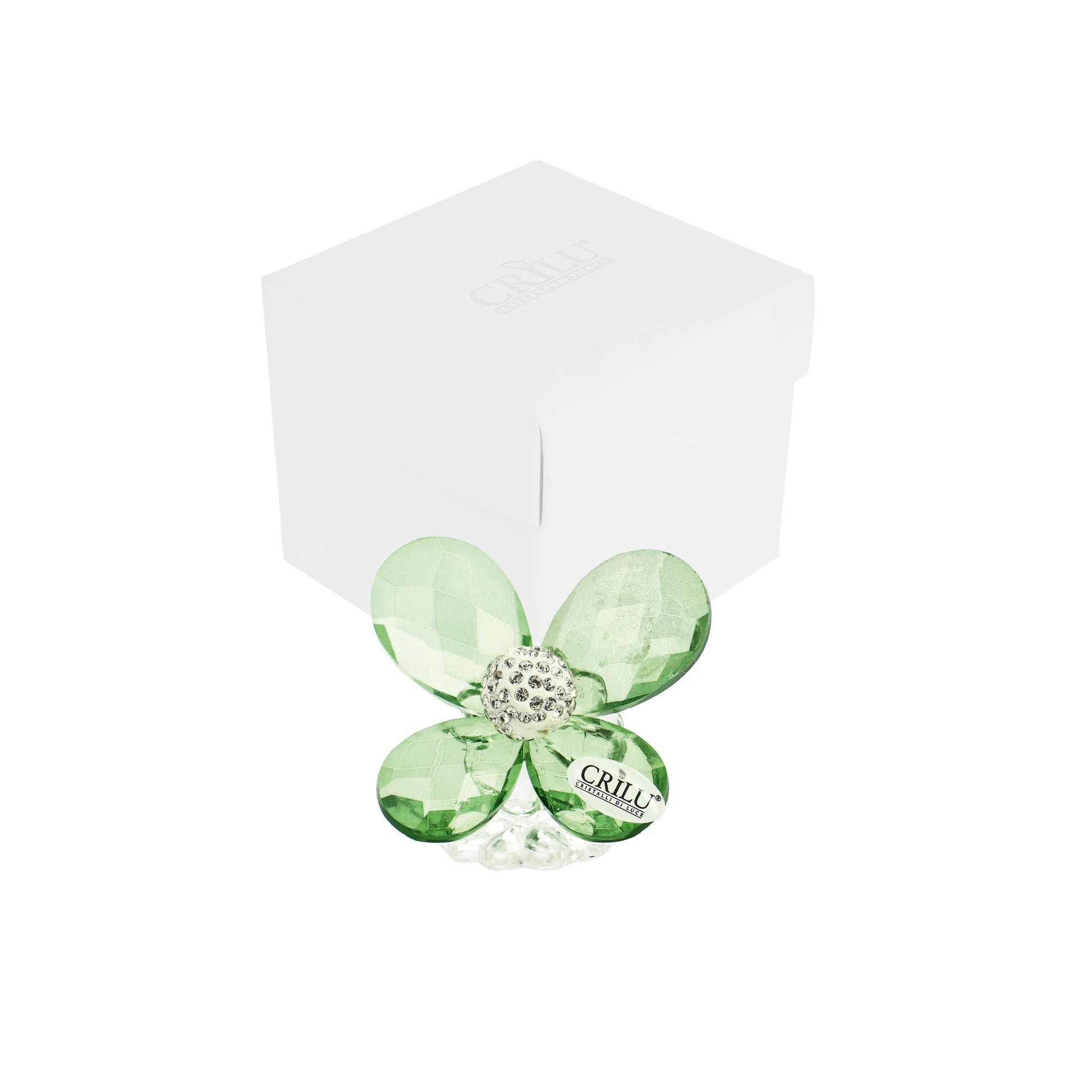 Bomboniera Crilù farfalla verde salvia