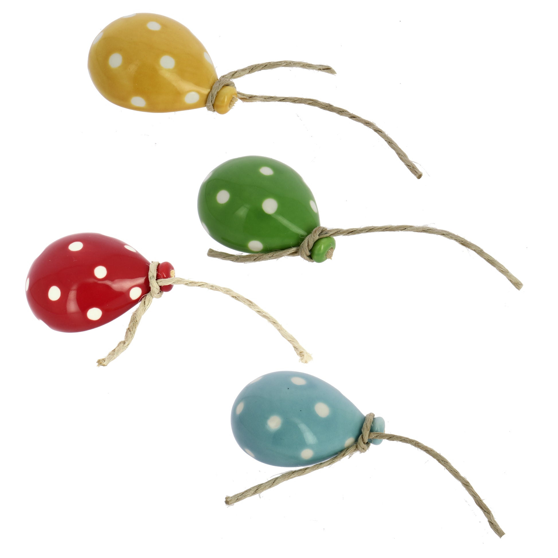 Set 4 magneti palloncino pois 4 colori