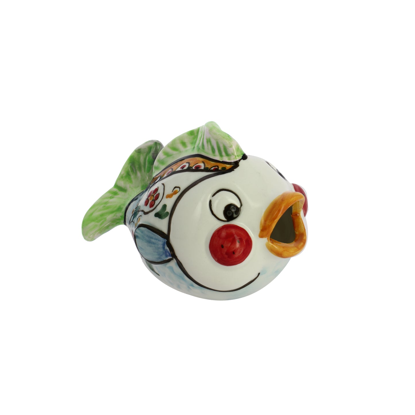 Bomboniera Nicarè pesce decorato verde