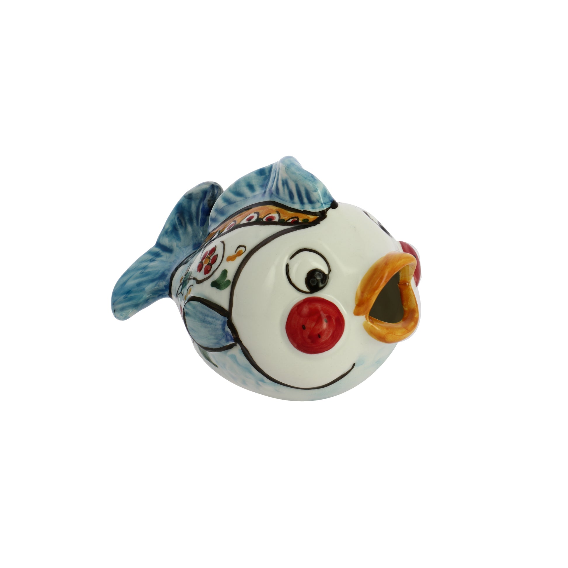 Bomboniera Nicarè pesce decorato blu