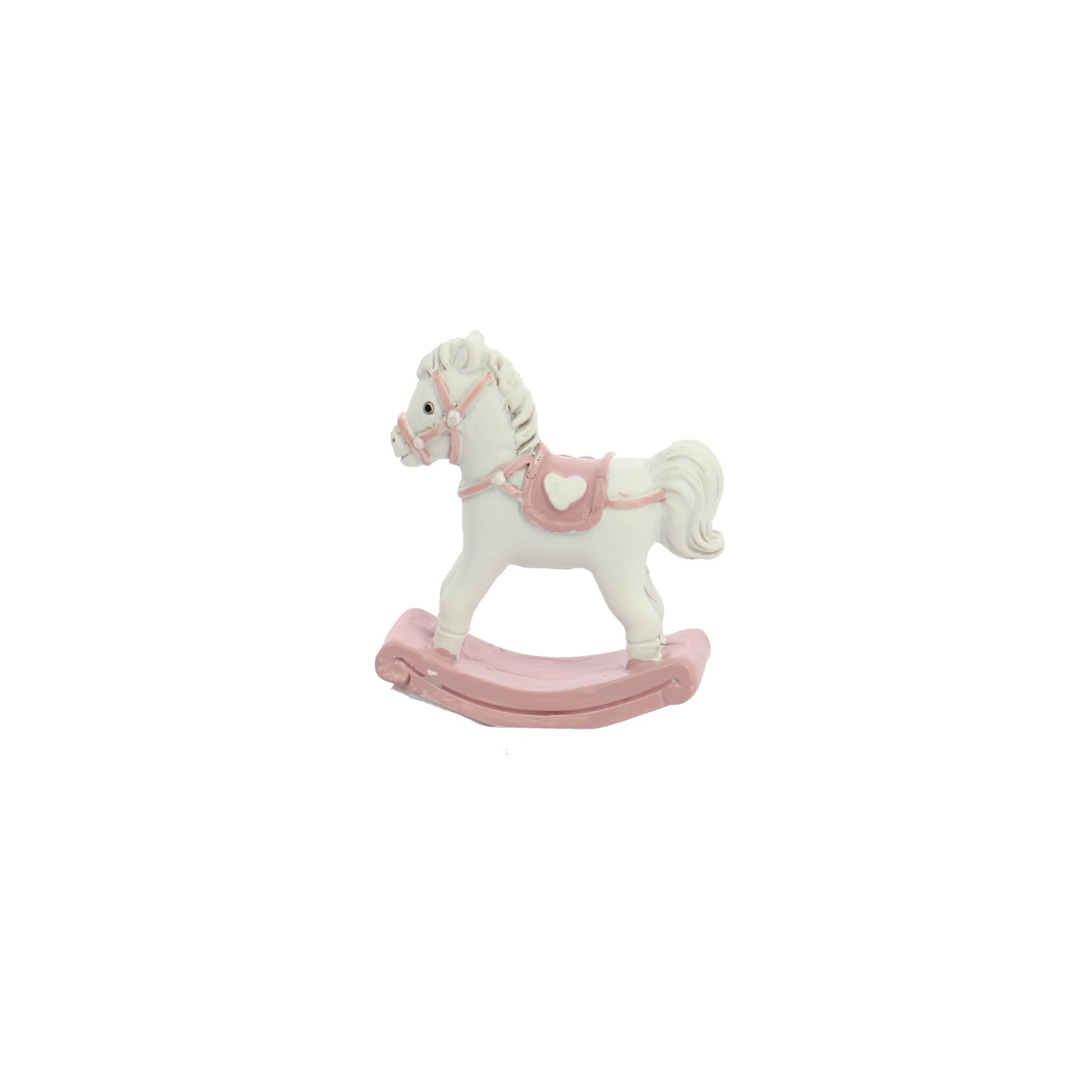 Bomboniera mini cavallo a dondolo rosa