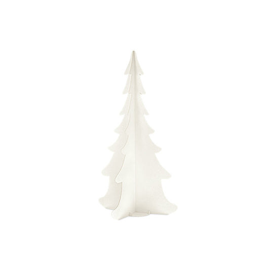 Albero in cartoncino sfere bianco h.138,5