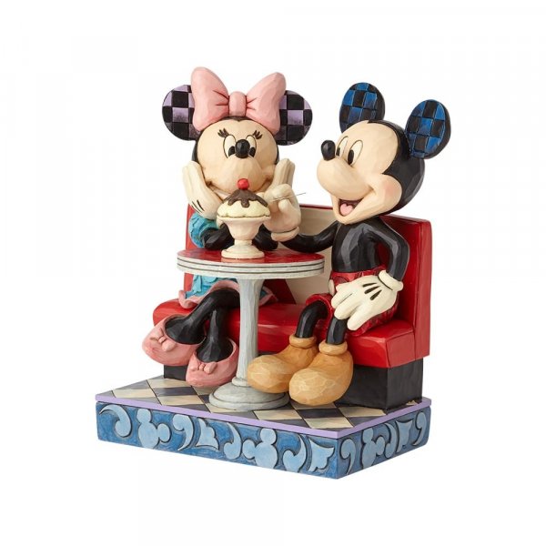 Statuetta DISNEY "Mickey e Minnie" - L'amore arriva in molti gusti