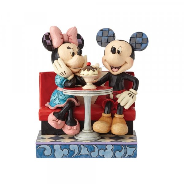 Statuetta DISNEY "Mickey e Minnie" - L'amore arriva in molti gusti