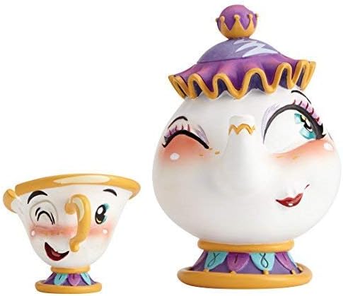 Statuetta Disney Mrs. Potty e Chip