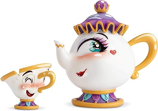 Statuetta Disney "Mrs. Potty e Chip"