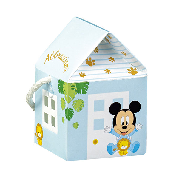 Astuccio casetta portaconfetti Mickey baby lion