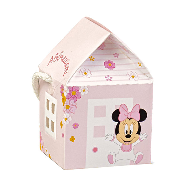 Astuccio casetta portaconfetti Minnie baby flowers