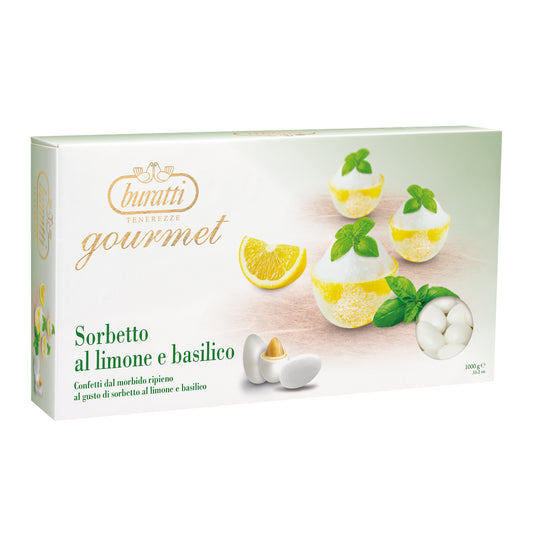 Confetti Buratti gourmet sorbetto al limone e basilico