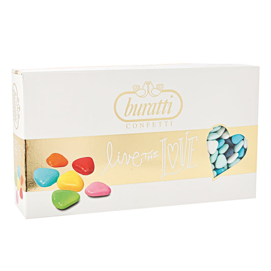 Confetti Buratti cuoriandoli love sfumati cielo