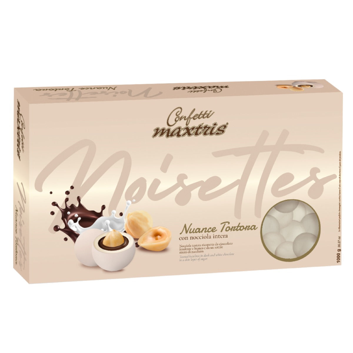 Confetti Maxtris ciocconocciola nuance tortora