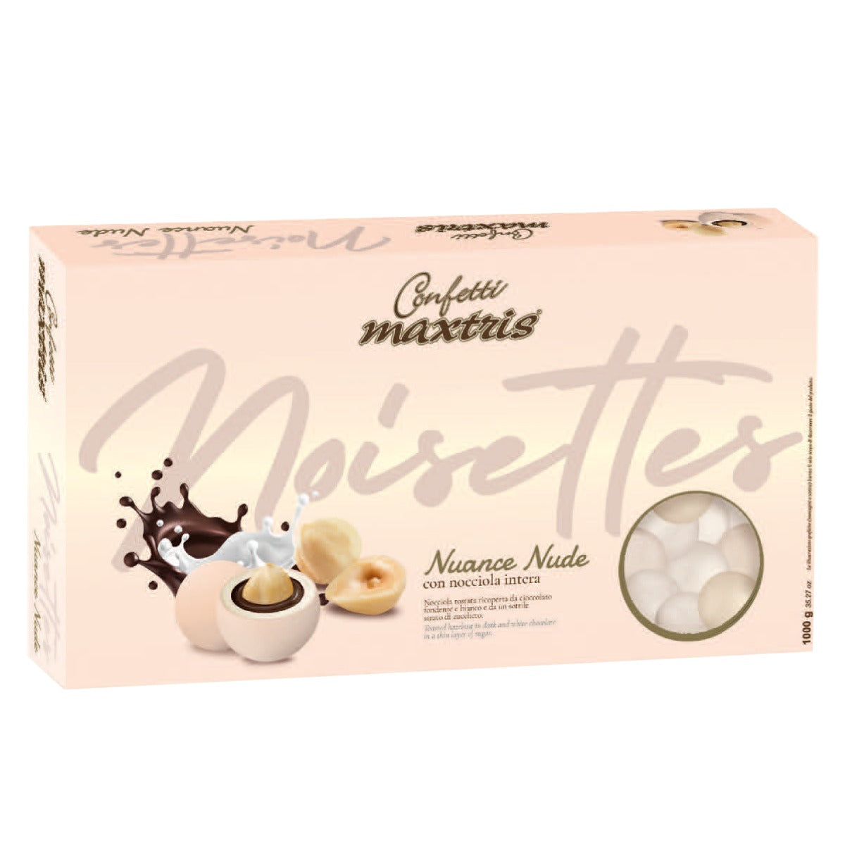 Confetti Maxtris ciocconocciola nuance nude