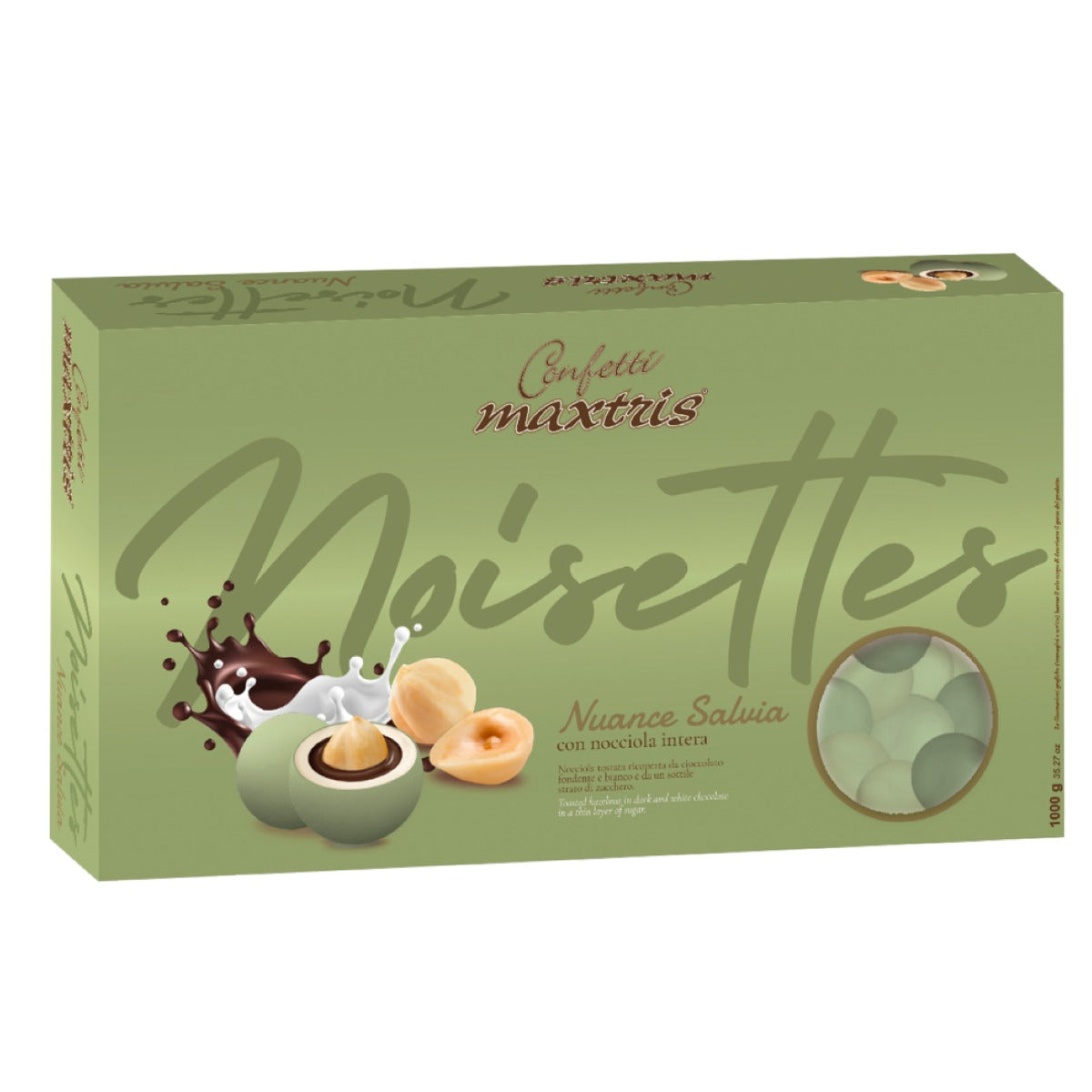 Confetti Maxtris ciocconocciola nuance salvia