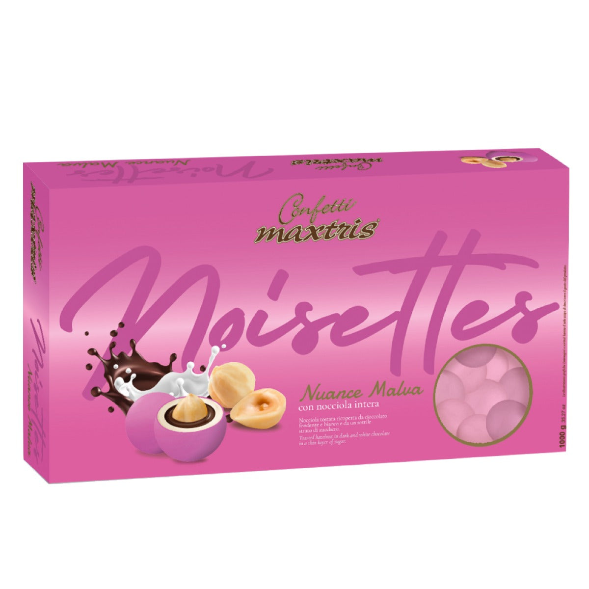 Confetti Maxtris ciocconocciola nuance malva